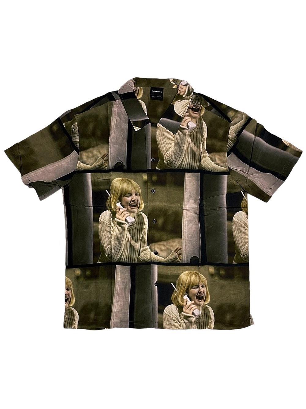 Scream Casey Becker DUMBGOOD Horror Camp Button-Up Shirt NWT L